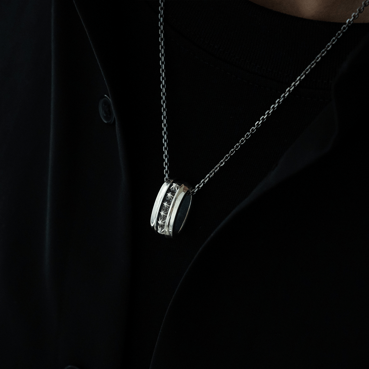 スタッズハーフラウンドトップペンダント【公式エムズコレクション】【直営店】【M's Collection】 送料無料 | M'S COLLECTION | 06