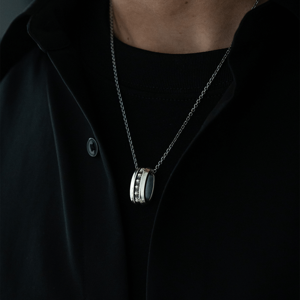 スタッズハーフラウンドトップペンダント【公式エムズコレクション】【直営店】【M's Collection】 送料無料 | M'S COLLECTION | 07