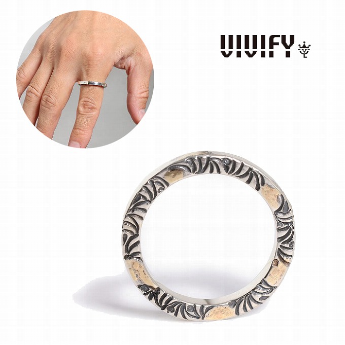 VIVIFY（ビビファイ） リング 指輪 シルバー SideArabesque Ring(3mm