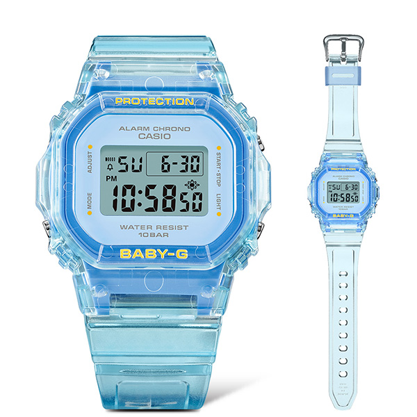 クリアカラー デジタル 腕時計 レディース ベビーG Summer Jelly Colors BGD-565-10000  BABY-G  bgd565sj_us casio gショックレディース｜blessyou｜02