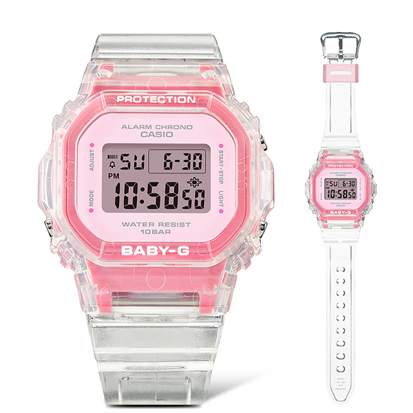 クリアカラー デジタル 腕時計 レディース ベビーG Summer Jelly Colors BGD-565-10000  BABY-G  bgd565sj_us casio gショックレディース｜blessyou｜03