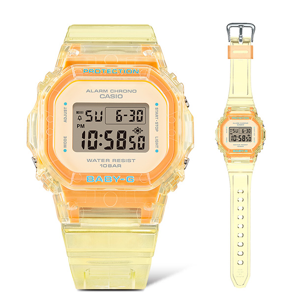 クリアカラー デジタル 腕時計 レディース ベビーG Summer Jelly Colors BGD-565-10000  BABY-G  bgd565sj_us casio gショックレディース｜blessyou｜04