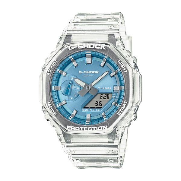 【美品】CASIO G-SHOCK メタリックシリーズ ブルー 腕時計 Introducing: メタリックブルーが洗練を宿す、フルメタルG-SHOCK