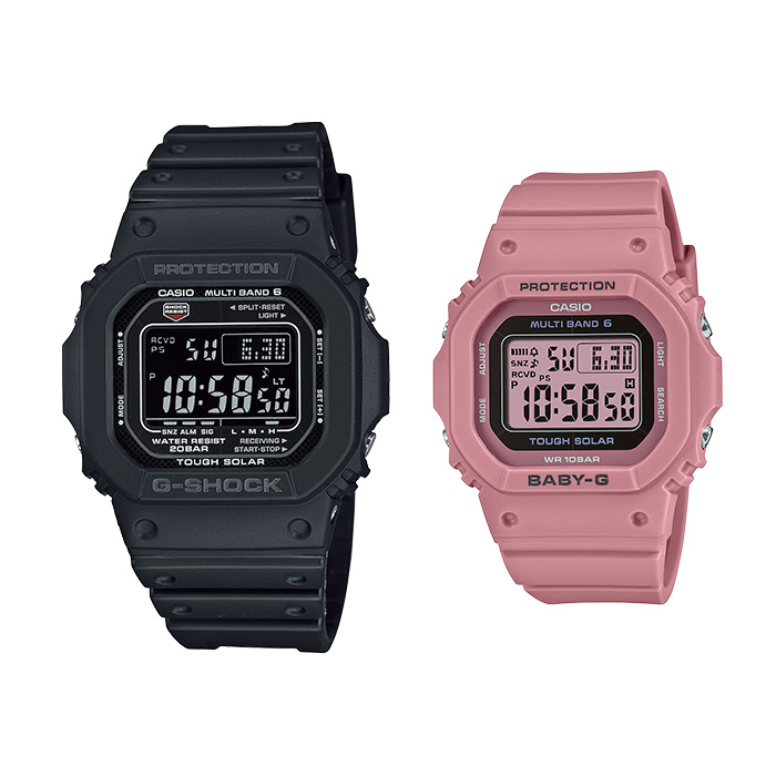 【未使用】G-SHOCK GW-M5610U BGD-5650 ペアウォッチ Basic（BABY-G） ペアウォッチ G-SHOCK BABY-G GW-M5610U-1BJF BGD