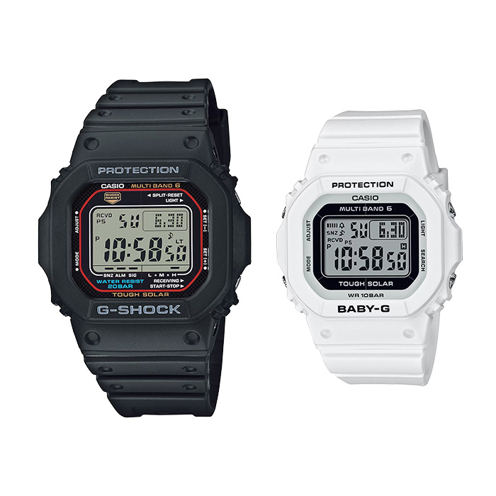【未使用】G-SHOCK GW-M5610U BGD-5650 ペアウォッチ Basic（BABY-G） ペアウォッチ G-SHOCK BABY-G GW-M5610U-1JF BGD-5650