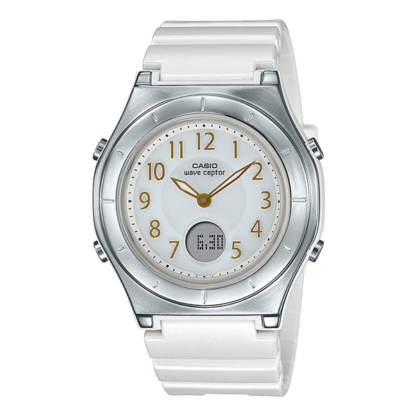 腕時計 レディース ソーラー 電波 防水 カシオ ウェーブセプター ブラック ホワイト グレージュ LWA-M145 17,0 プレゼント