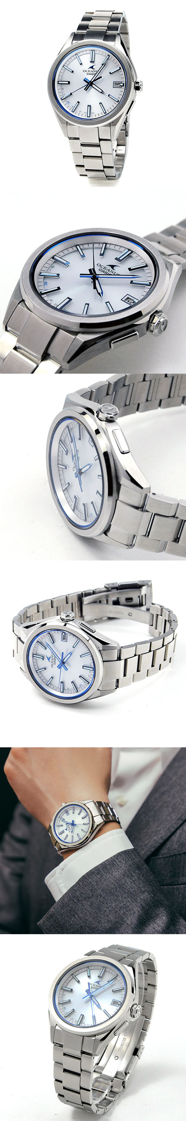 Manta(OCEANUS) casio オシアナス 腕時計 メンズ 電波ソーラー Manta(OCEANUS) casio オシアナス 腕時計 メンズ 電波ソーラー