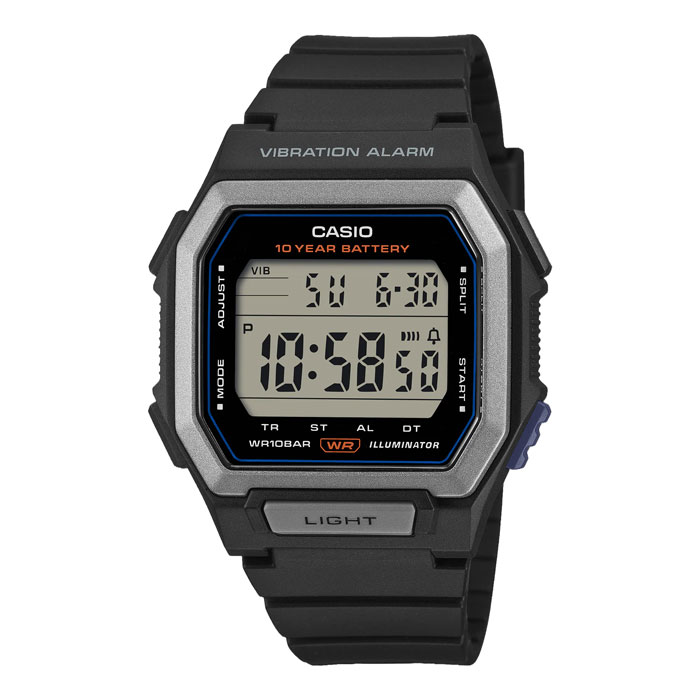 CASIO（カシオ） デジタル バイブレーションアラーム 10気圧防水 