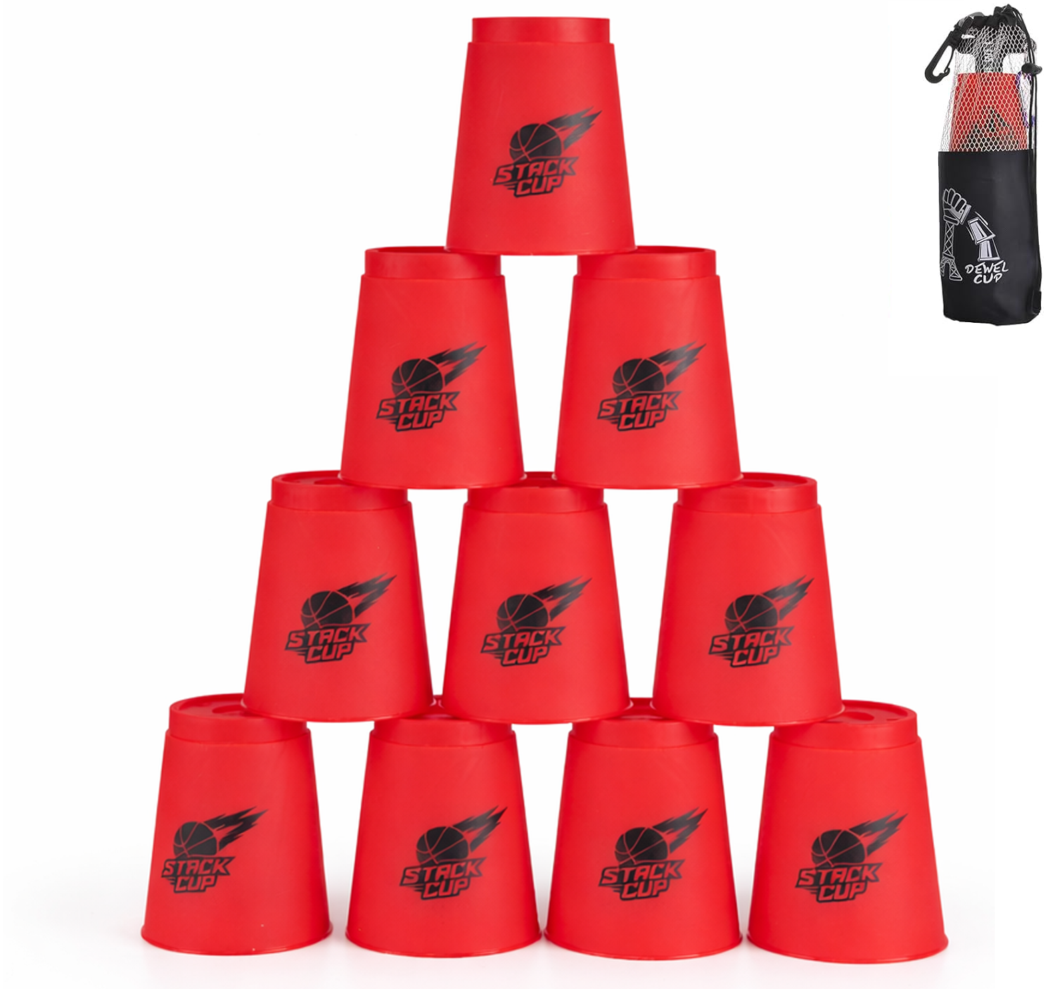 【値引中】JPスタッキングカップボード DEWEL スポーツスタッキング カップ 飛重ねカップ スポーツ