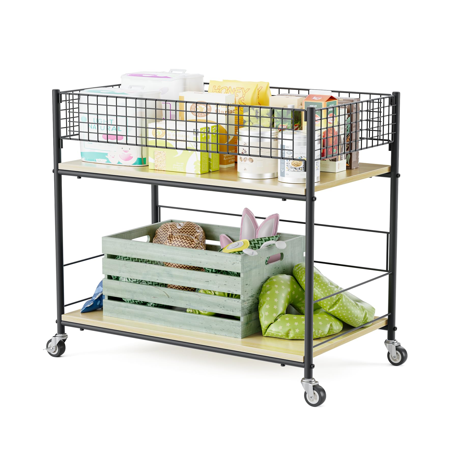 DEWEL 押入れ(クローゼット)収納 ラック 幅77×奥行43.5×高さ71cm 収納