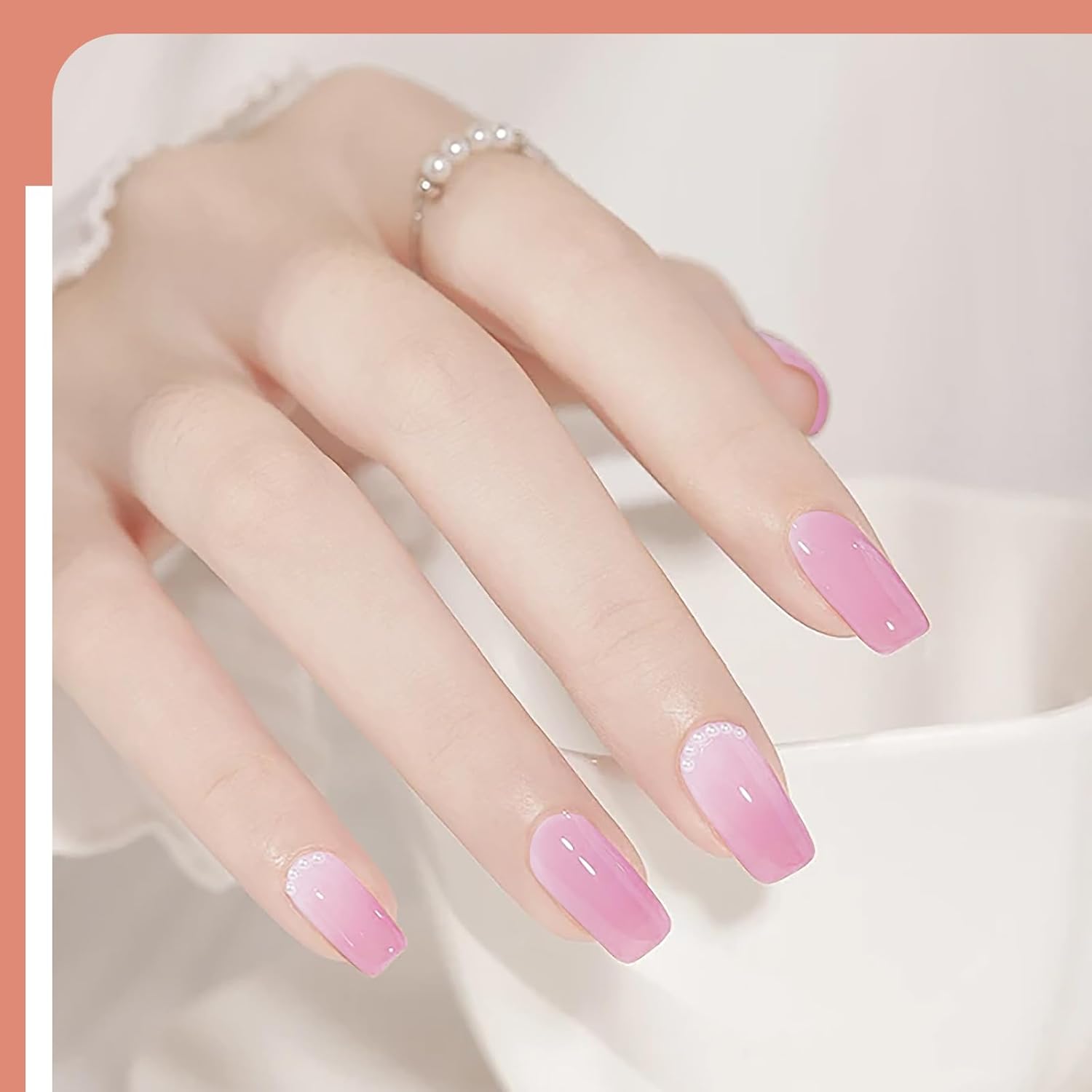 ジェルネイル シアーカラージェル 2色セット ゼリー ナチュラルピンク