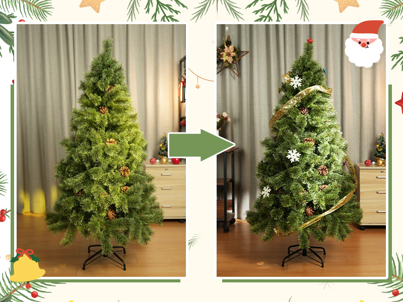 8日限定10倍P付] クリスマスツリー 150cm ツリー オーナメント 本物