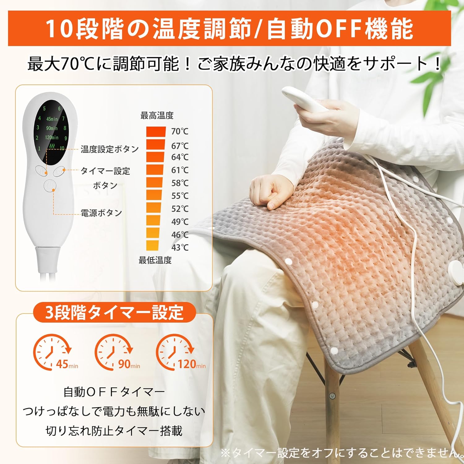 ホットマット ミニ 本体 ホットカーペット DEWEL 電気カーペット