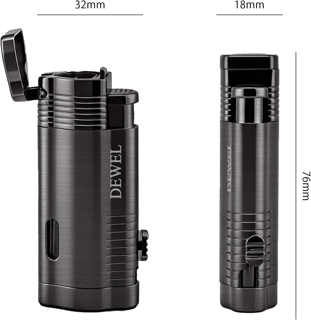 ターボライター 3連噴射ボーナージェットライター DEWEL ガス注入式 