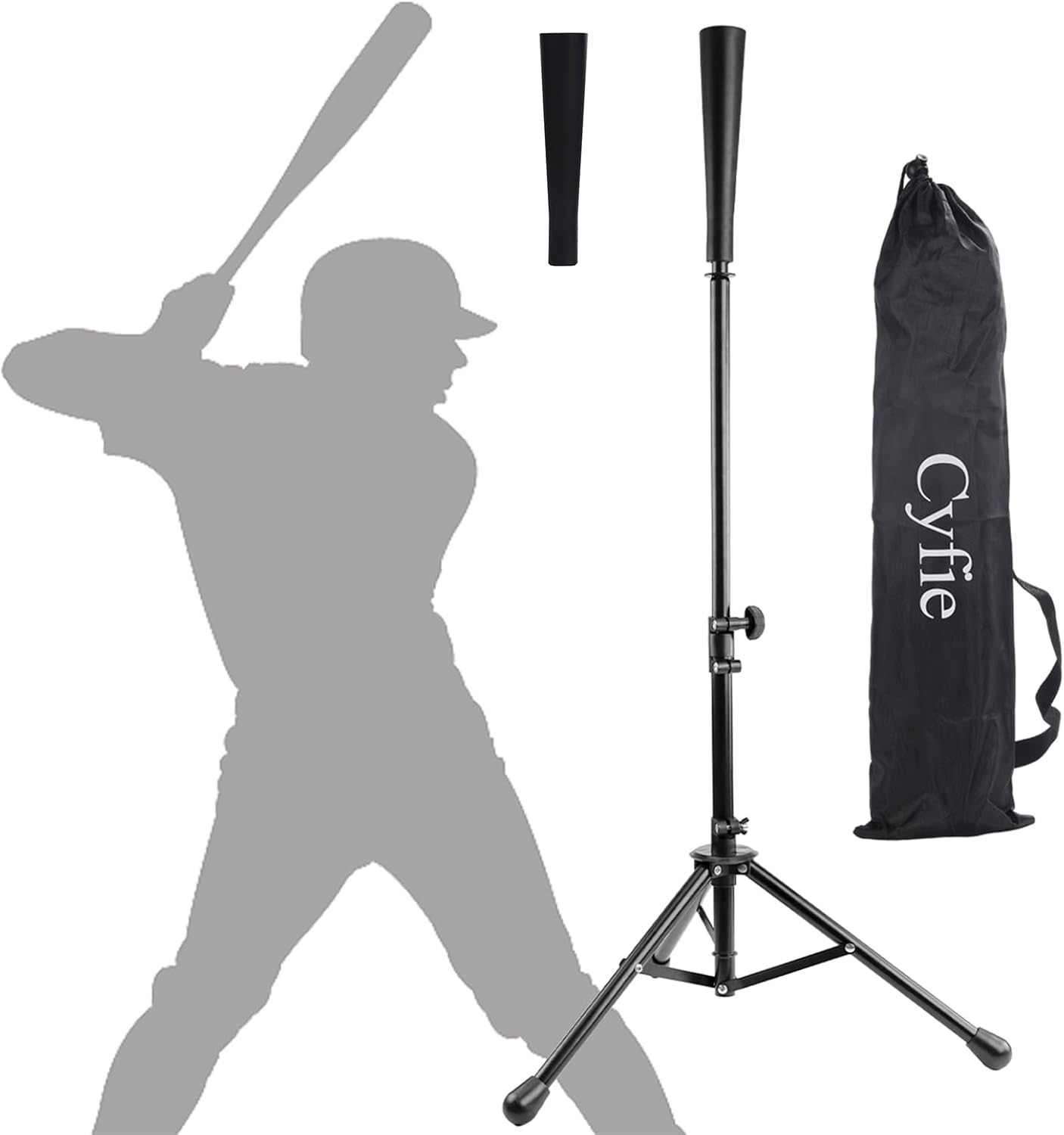 Cyfie 野球 バッティングティー スタンド 置きティー 野球練習