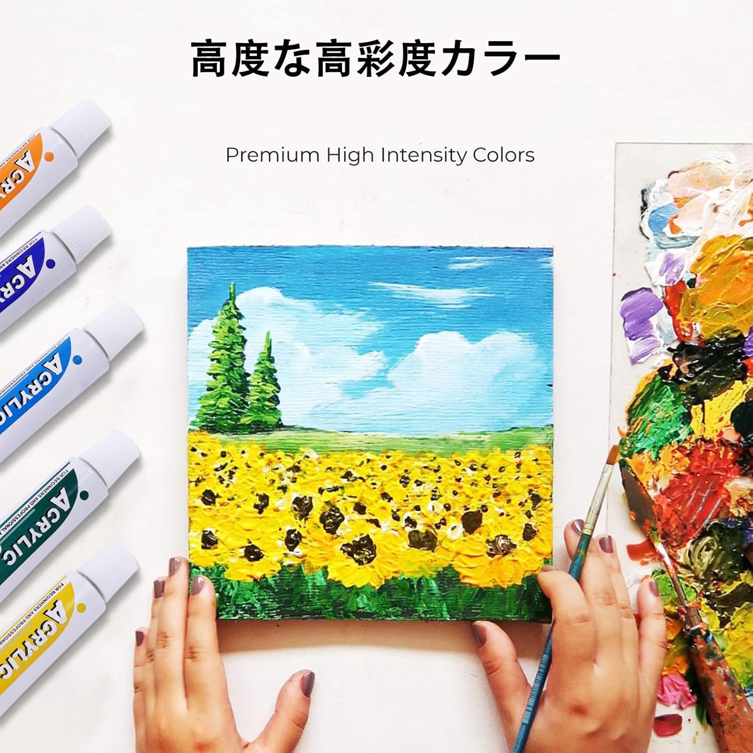 アクリル絵の具 24色 15ml アクリルガッシュ 顔料 30点セット 6本 アクリル絵の具 24色 15ml アクリルガッシュ 顔料 30点セット 6本