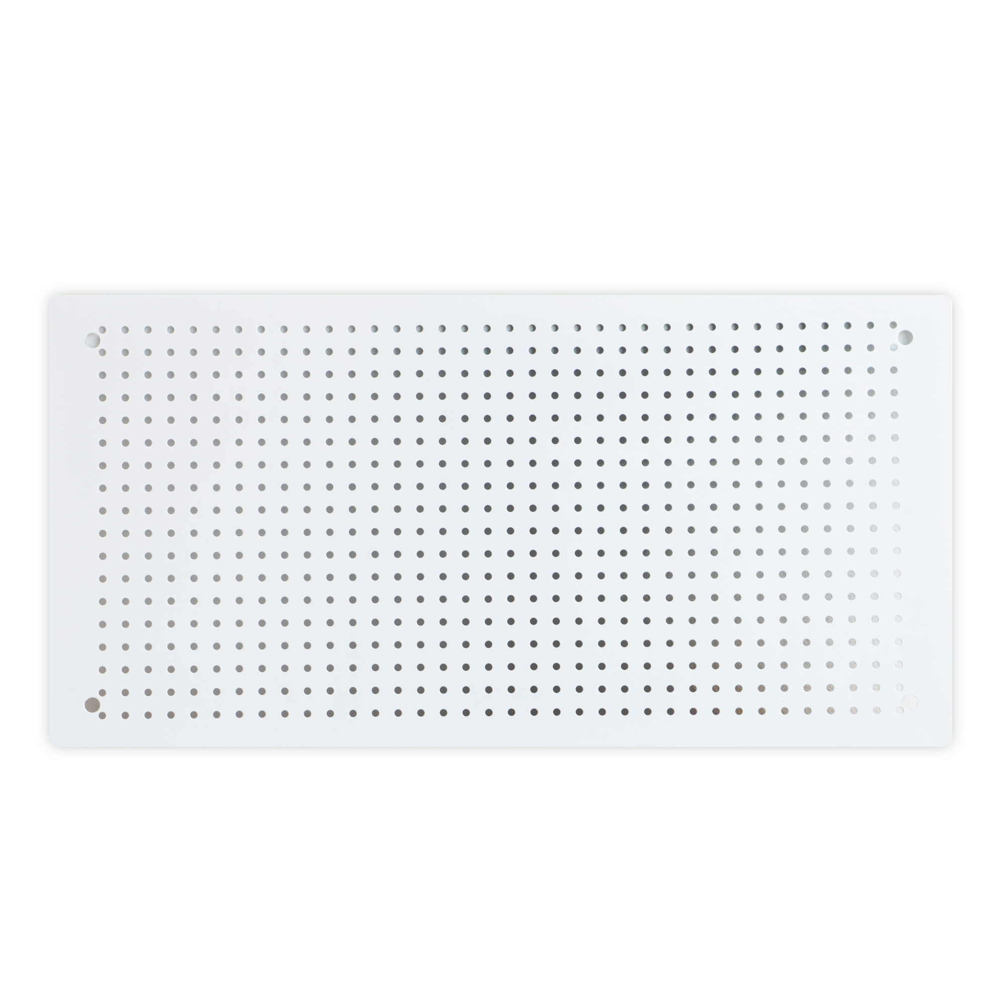 有孔ボード 2枚セット マグネットボード 壁掛け 卓上 パンチングボード ペグボード 60×30cm 磁石 壁 ボード スチール製 卓上ボード 白 黒 Solid (ソリッド) | ブランド登録なし | 01