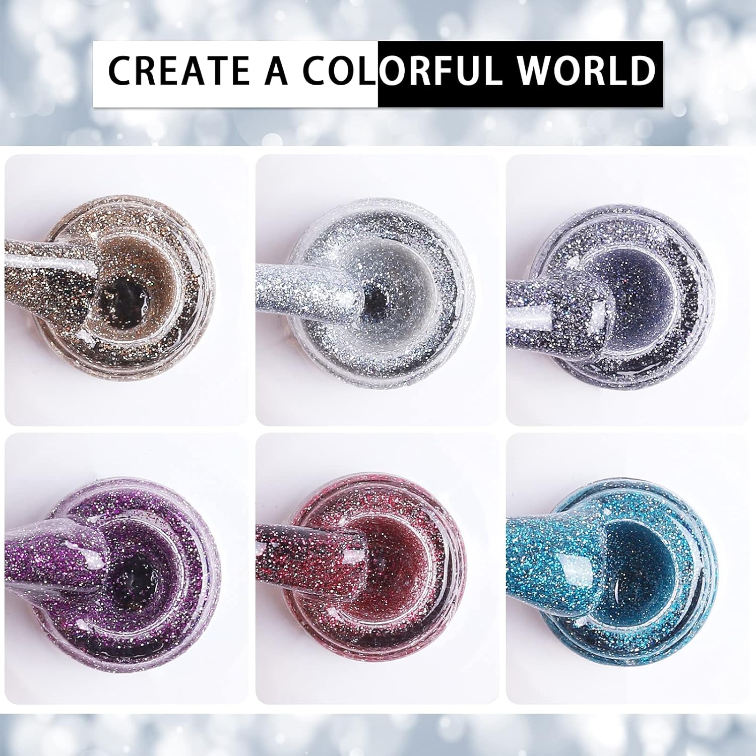 フラッシュネイルジェルカラーセット カラージェルセット 8ml 6色