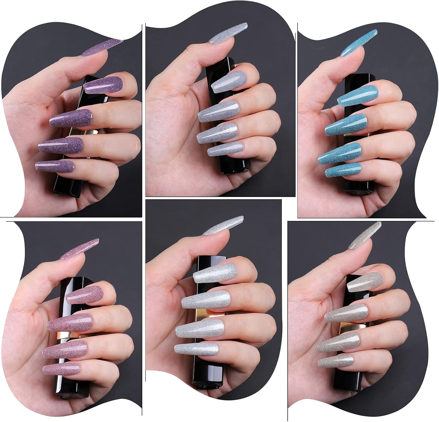 フラッシュネイルジェルカラーセット カラージェルセット 8ml 6色