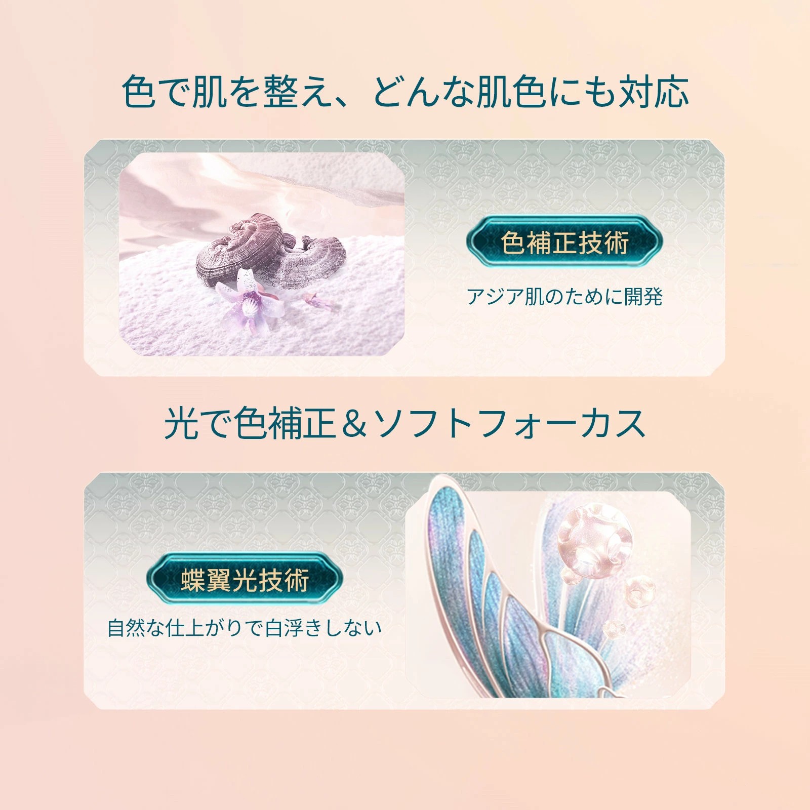 花西子（Florasis）玉容桃花ルースパウダーUV【ミニサイズ