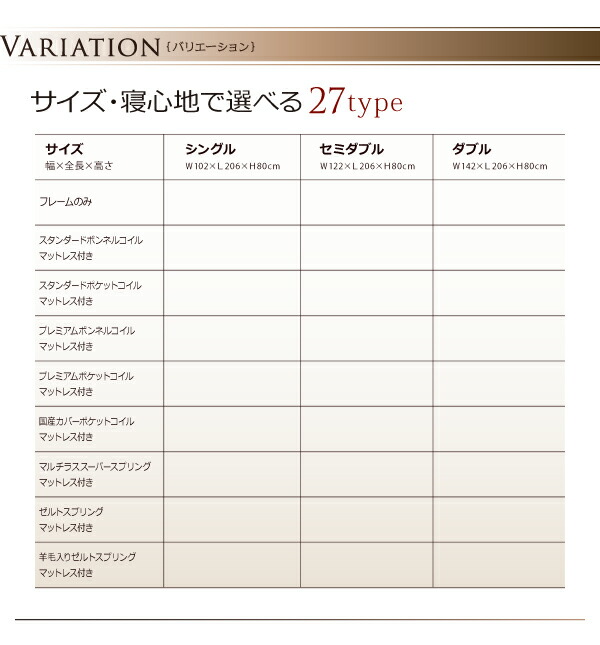 モダンライト・コンセント収納付きベッド スタンダードボンネルコイルマットレス付き シングル 組立設置付