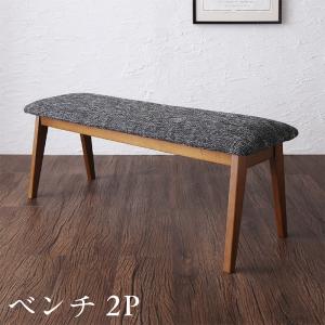 ベンチ 天然木 伸縮式オーバルデザインダイニングシリーズ ベンチ単品 2P 組立設置付 :ck120336500045559:blissalittle