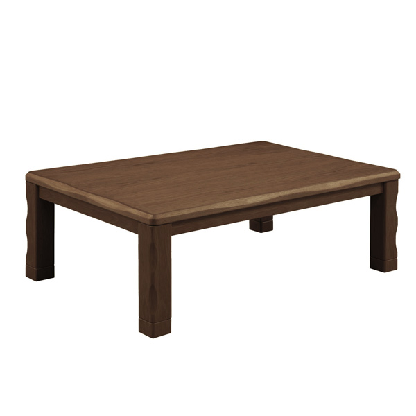 サンコウ こたつテーブル 幅120 長方形 家具調こたつ ロータイプ 継脚