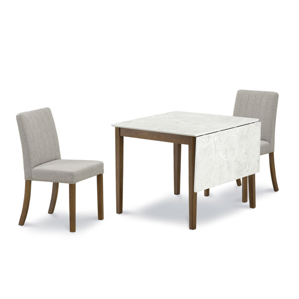 ダイニングセット 3点 幅80 幅120 伸長式 ダイニングテーブルセット