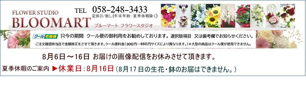 フラワーギフト ブルーマート ヘッダー画像