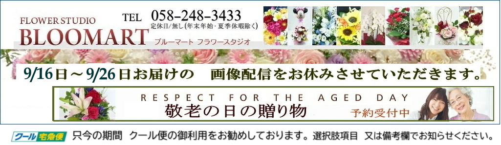 フラワーギフト ブルーマート ヘッダー画像