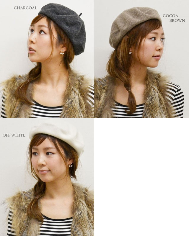 ORGUEIL ベレー帽 ウール混 ORGUEIL(オルゲイユ) OR-7256 Wool Serge Beret 帽子 小物