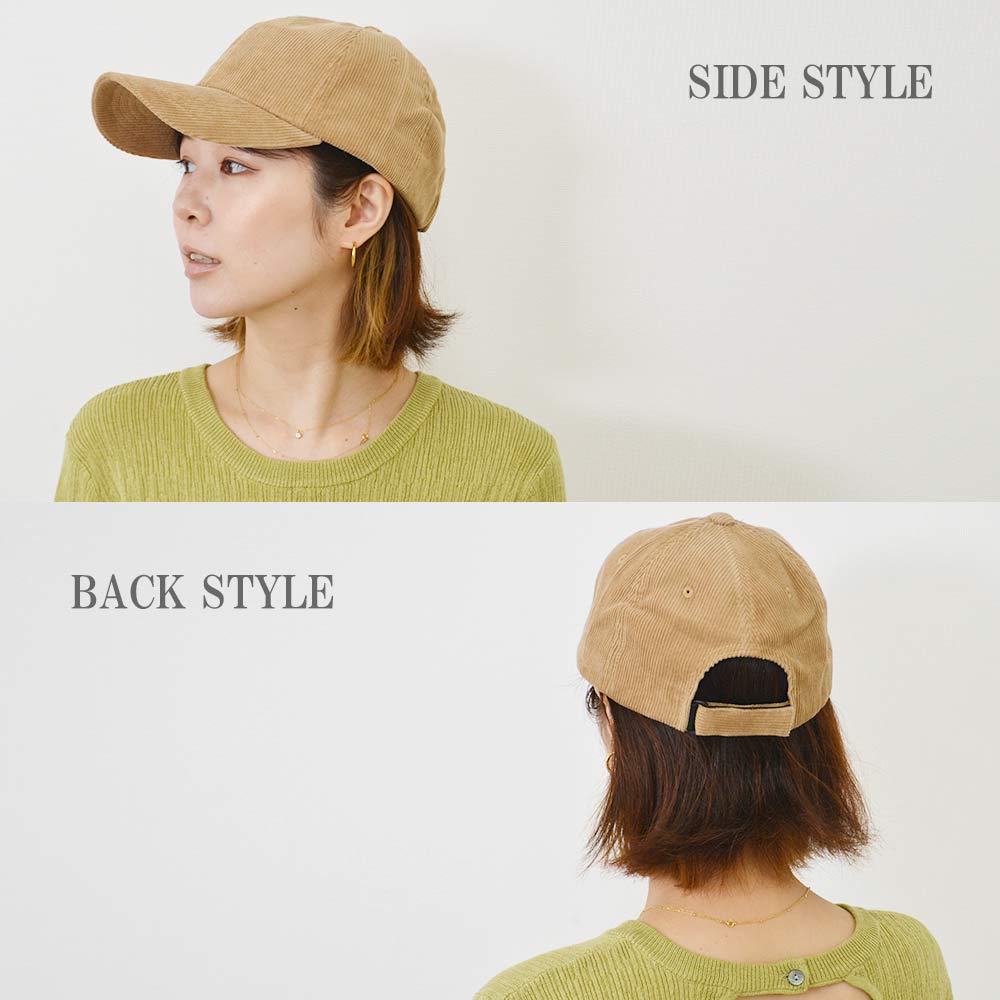 帽子 メンズ【 メール便のみ 送料無料 】 コーデュロイ キャップ