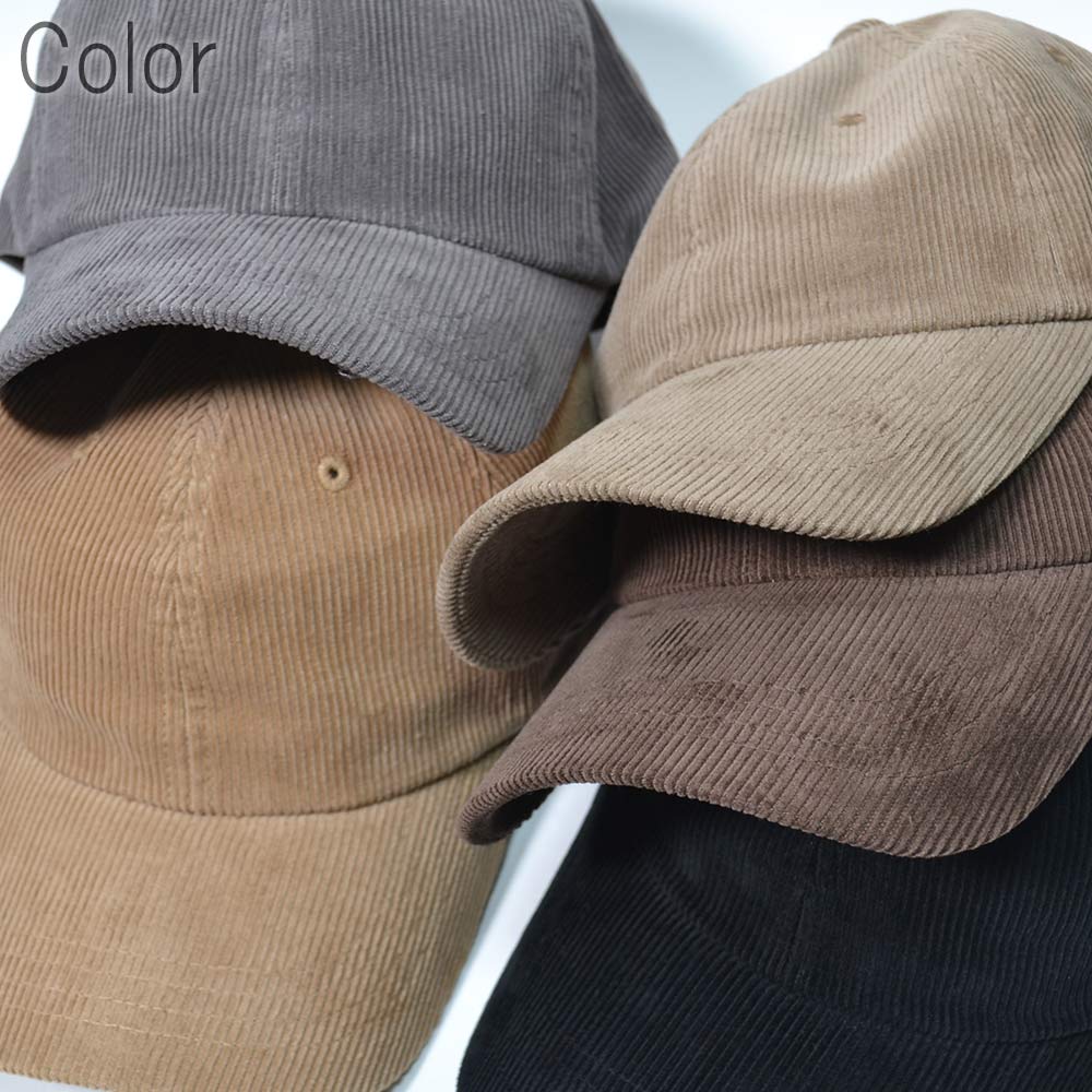 帽子 メンズ【 メール便のみ 送料無料 】 コーデュロイ キャップ