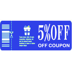 帽子屋そらの「5％OFFクーポン」のクーポン