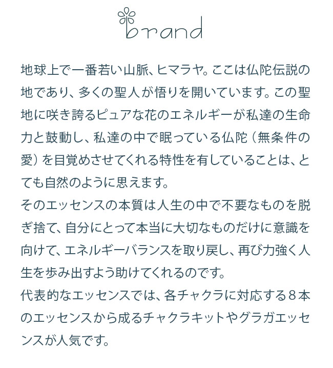 フラワーエッセンス ヒマラヤンエンハンサーズ チャクラキット オーセンティシティ |  | 03