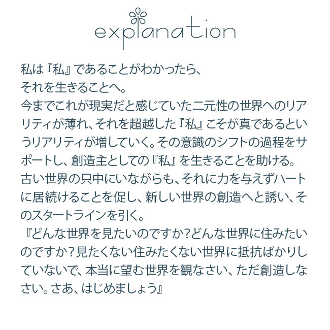 フラワーエッセンス レイ・エッセンス 唯我 新世 Strat to Create the New World |  | 01