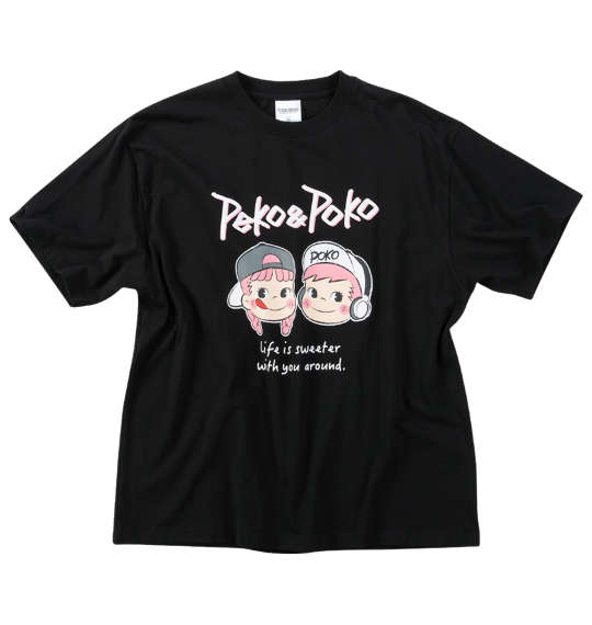 メンズ 半袖tシャツ 綿 100% PeKo&PoKo 天竺 ペコちゃん ポコちゃん