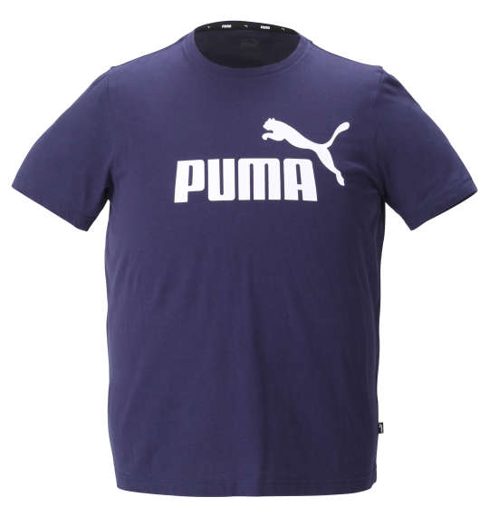 半袖Tシャツ メンズ 綿 100％ 大きいブランド ロゴ 大きいサイズ ネイビー 紺 3L 4L 5L　PUMA プーマ｜bloomstore