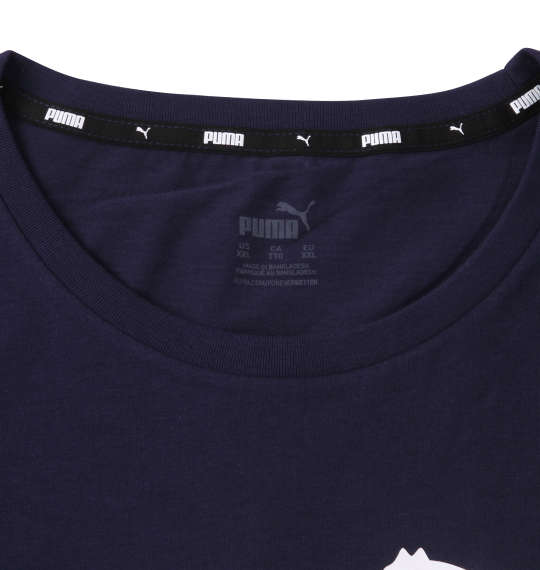 半袖Tシャツ メンズ 綿 100％ 大きいブランド ロゴ 大きいサイズ ネイビー 紺 3L 4L 5L　PUMA プーマ｜bloomstore｜05