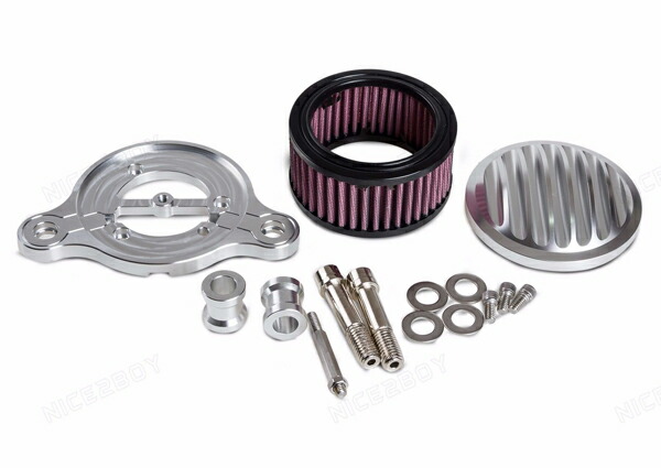 ハーレー スポーツスター ラウンドエアクリーナーキット アルミ