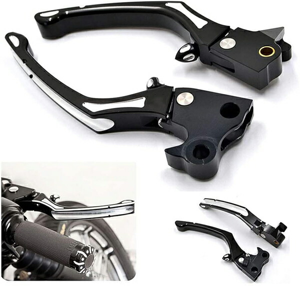 スポーツスター　スイッチ　クラッチ　ブレーキXL1200 2005年式 スポーツスター クラッチレバー ブレーキレバー レバーセット CNC