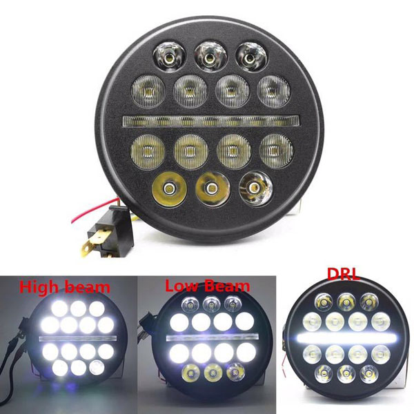 5.75インチ LEDヘッドライト クラブスタイル ハーレー スポーツスター