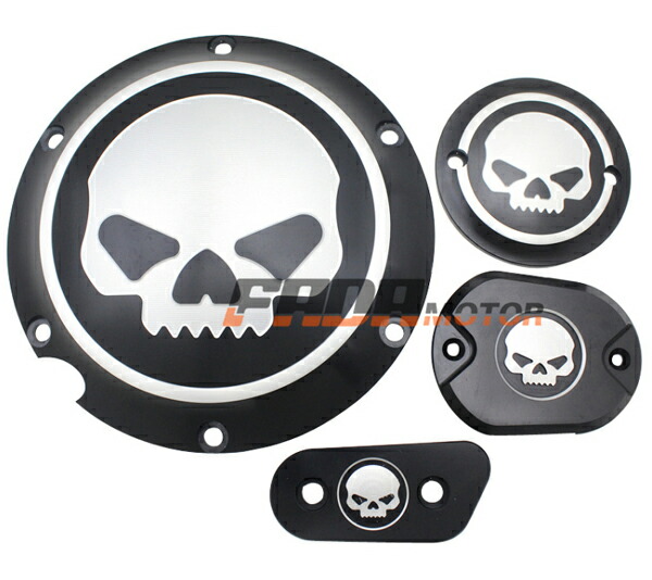 お得な4点セット スカル ハーレー スポーツスター XL883 XL1200 X48 72