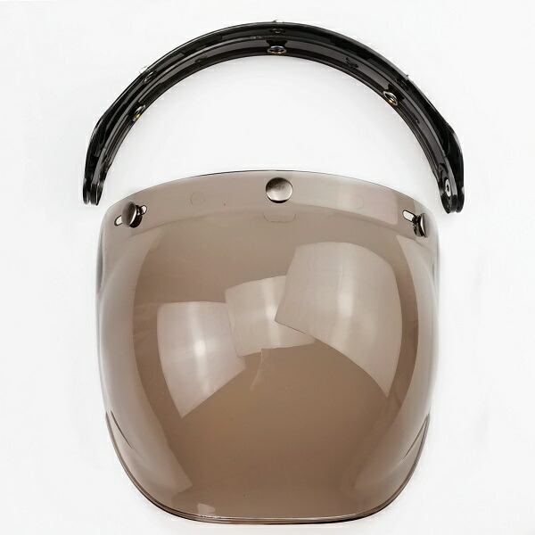 500TX フリップアップベース付き バブルシールド ライトブラウン