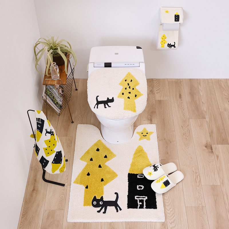 Atsuko Matano（アツコマタノ） トイレマットセット 5点 約80×60cm