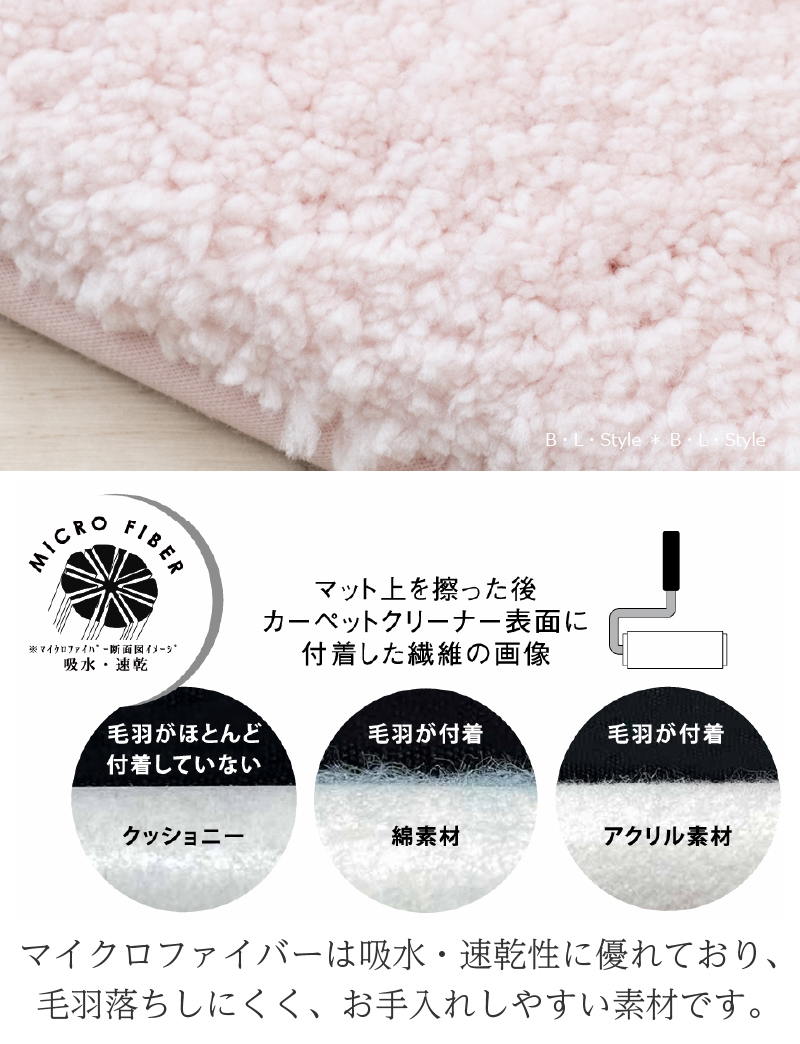 トイレマット ミニ 約40×50cm ふかふか 滑り止め おしゃれ 洗える トイレ用品 トイレタリー B.B.Collection クッショニー3 センコー | B.B.collection | 11