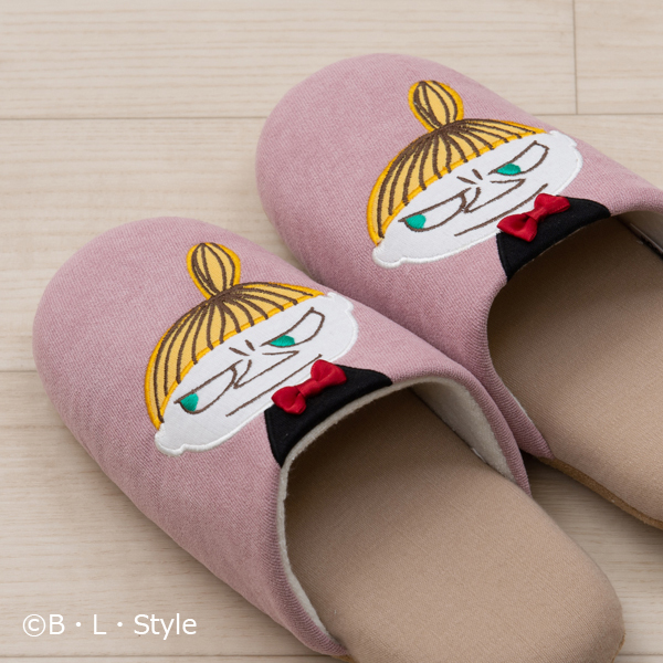 MOOMIN（ムーミン） スリッパ ワイドソフト ブルー/ピンク/グレー : B