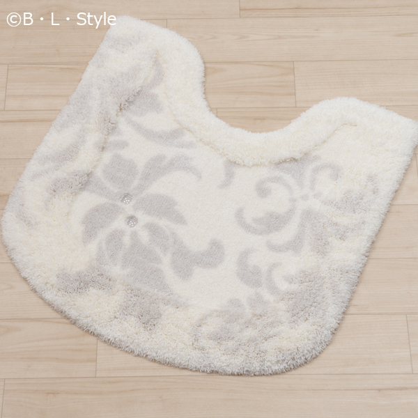 センコー トイレマット おしゃれ 約70×70cm 洗える 滑り止め 日本製