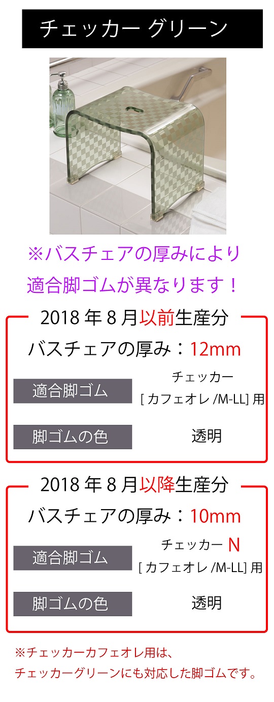 センコー バスチェア用の滑り止めゴム（4個セット） : B・L・Style