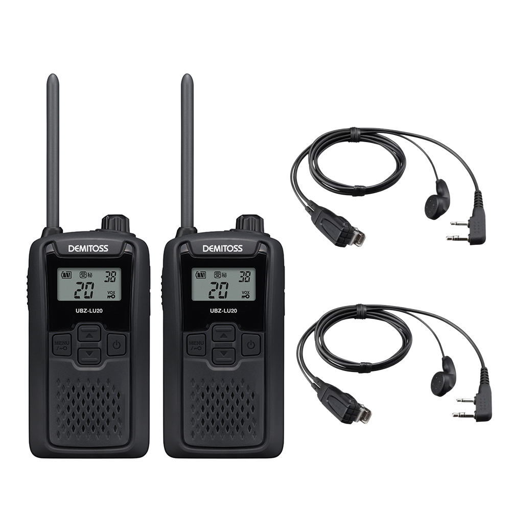 ケンウッド 特定小電力 トランシーバー DEMITOS UBZ-LU20 + JVC